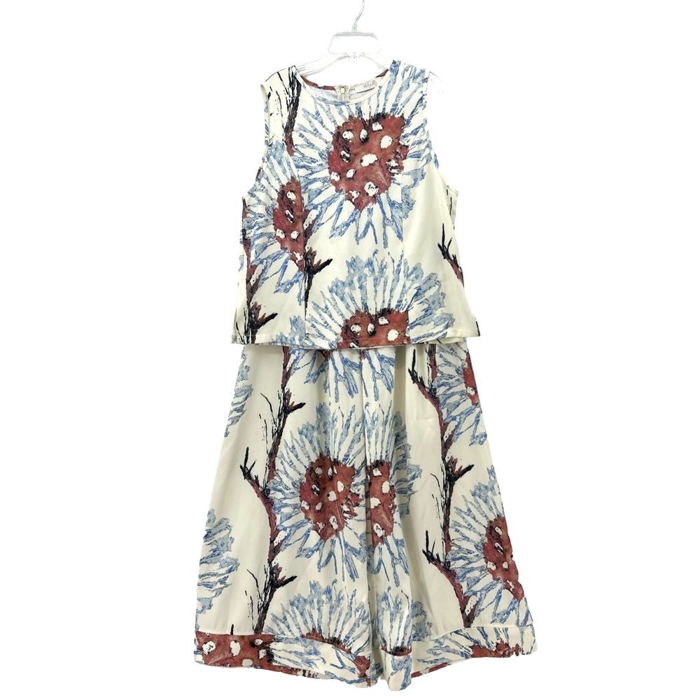 Mulla Chic Floral Sleeveless Women's Pantsuit NWT